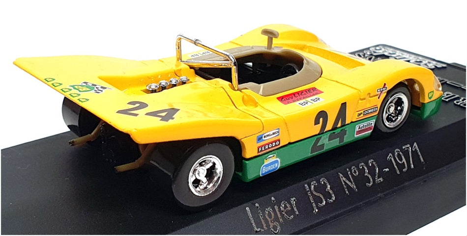 Solido 1/43 Scale Diecast 2418 - Ligier JS 3 Race Car #24 1971 - Yellow