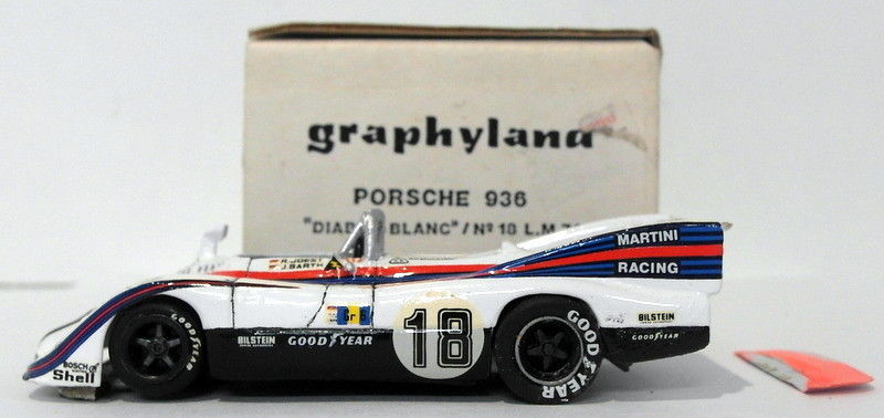 Graphyland 1/43 Scale Resin Kit - K04 Porsche 936 Diable Blanc #18 Le Mans 76 | Australia Graphyland 1/43 Scale Resin Kit - K04 Porsche 936 Diable Blanc #18 Le Mans 76 | Australia