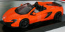 Motormax 1/24 Scale Metal Model 79326 McLaren 650s Spider - Orange