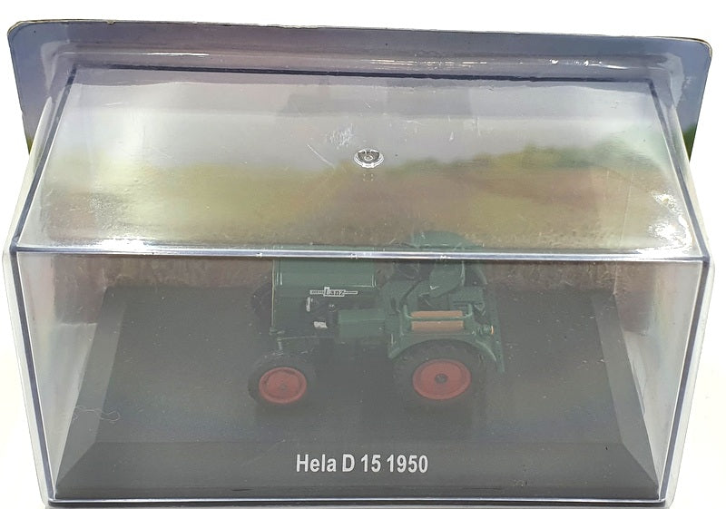 Hachette 1/43 Scale Model Tractor HL17 - 1950 Lanz Hela D15 Green