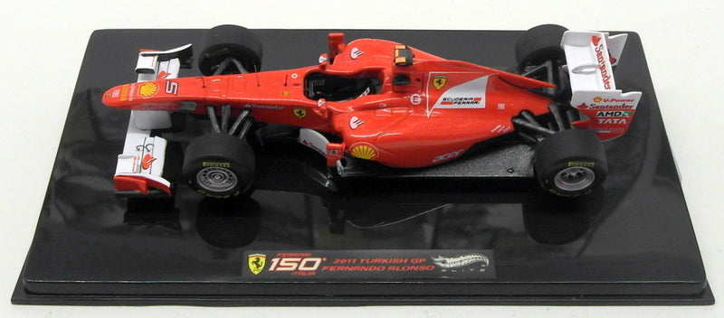 Hot Wheels 1/43 Scale Diecast W1188 - F1 Ferrari 150 2011 Turkish GP - F.Alonso