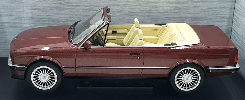 Model Car Group 1/18 Scale MCG18380 - BMW 3-Series E30 Convertible Red Met