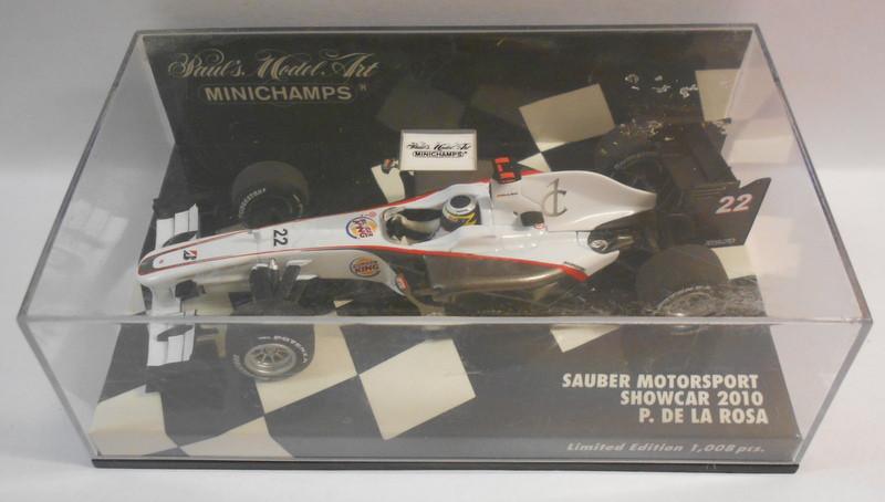Minichamps F1 1/43 Scale - 400 100097 SAUBER PETRONAS P.DE LA ROSSA