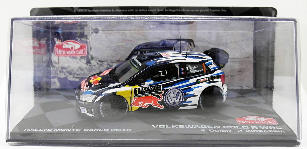 Eaglemoss 1/43 Scale EM04 - Volkswagen Polo R WRC Monte Carlo 2016