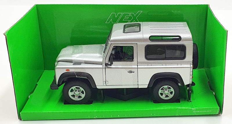 WELLY 1/24 SCALE - 22498W - LAND ROVER DEFENDER - SILVER
