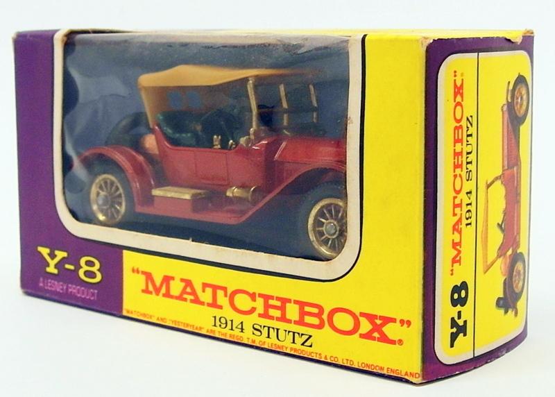 Matchbox Models Of Yesteryear Y-8 - 1914 Stutz - Red