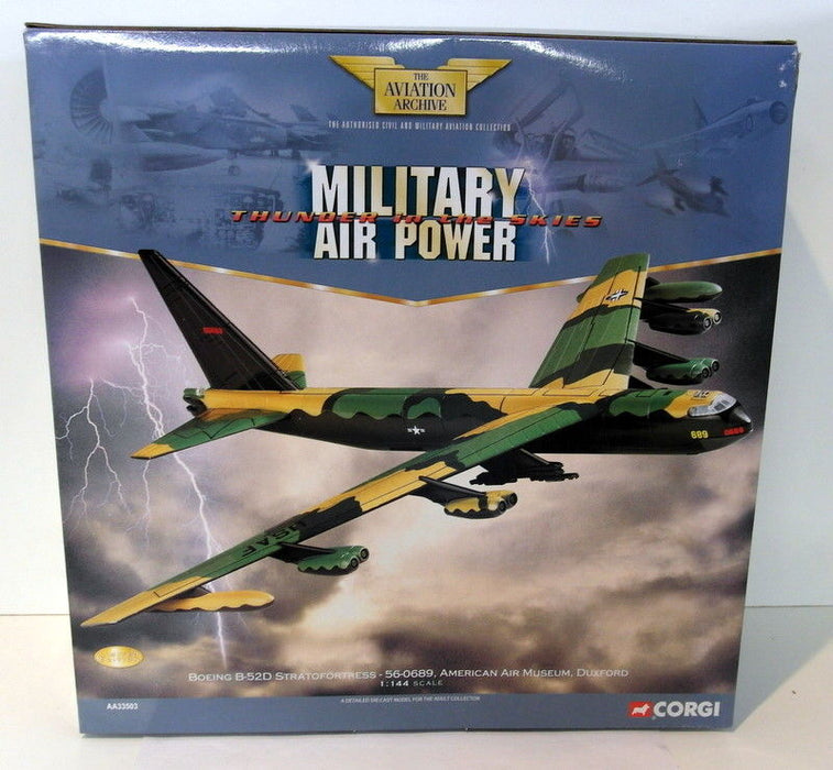 Corgi 1/144 Scale Diecast - AA33503 Boeing B-52D Stratofortress 56-0689 Duxford