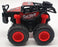 Kandy Toys 12cm Long TY3509 - Rock Crawlers 4WD Power Friction Power - Red