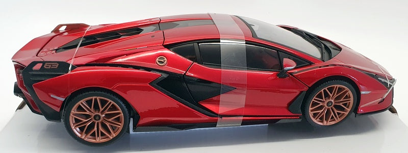 Burago 1/18 Scale Diecast #18-11046 - Lamborghini Sian FKP 37 - Red