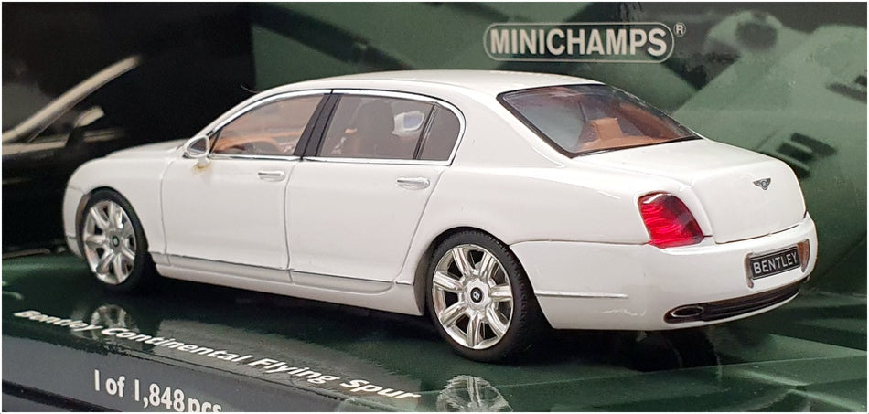 Minichamps 1/43 Scale 436 139461 - Bentley Continental Flying Spur - White