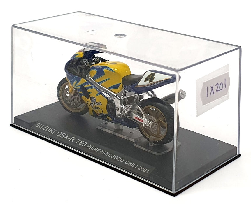 Ixo 1/24 Scale IX201 - Suzuki GSX-R 750 Pierfrancesco Chili 2001