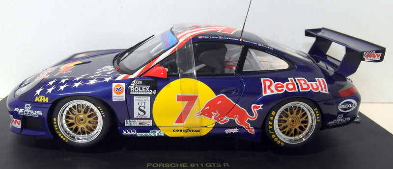 Autoart 1/18 Scale Diecast - 80272 Porsche 911 996 GT3R Daytona 24 2002 Red Bull