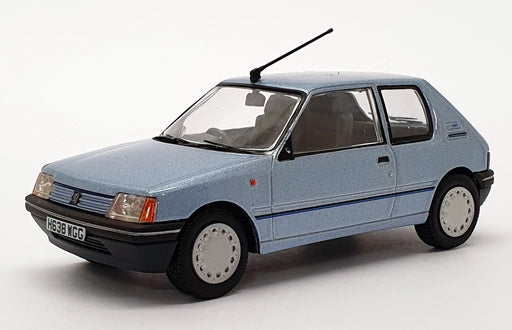 Vanguards 1/43 Scale VA12701 - Peugeot 205 1.1 "Look" - Topaze Blue