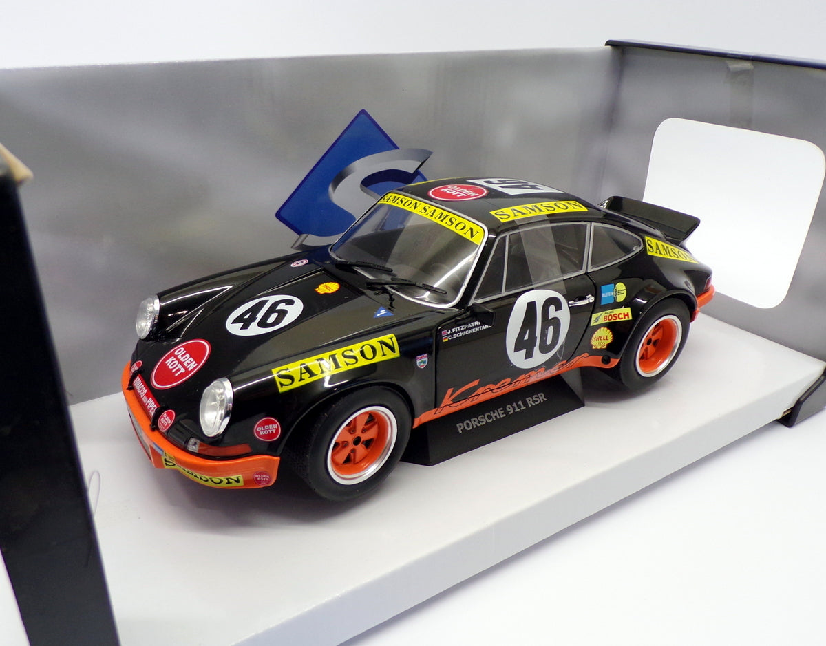 Solido 1/18 Scale S1801110 - Porsche 911 RSR - #46 24H SPA 1973 - Black