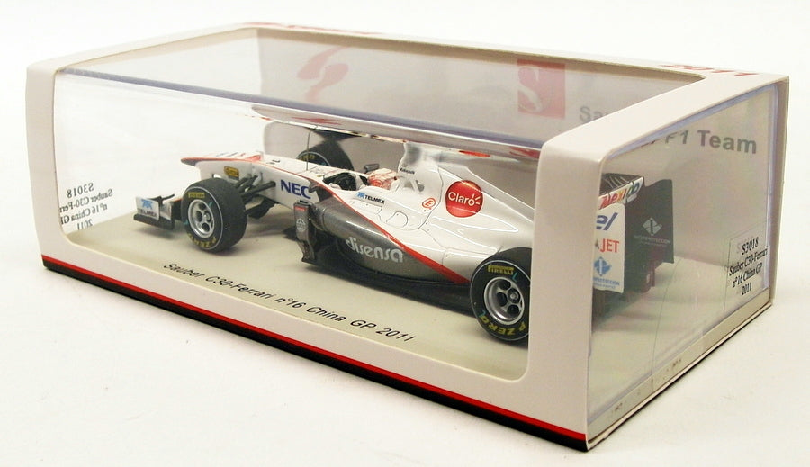 Spark 1/43 Scale S3018 - F1 Sauber C30 Ferrari #16 China GP 2011