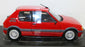 Norev 1/18 Scale 184853 - 1988 Peugeot 205 GTi 1.6 - Vellelunga Red