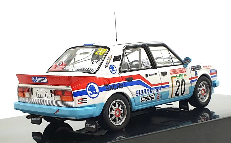 Ixo 1/43 Scale Diecast RAC337 - Skoda 130LR #20 Sanremo Rally 1986