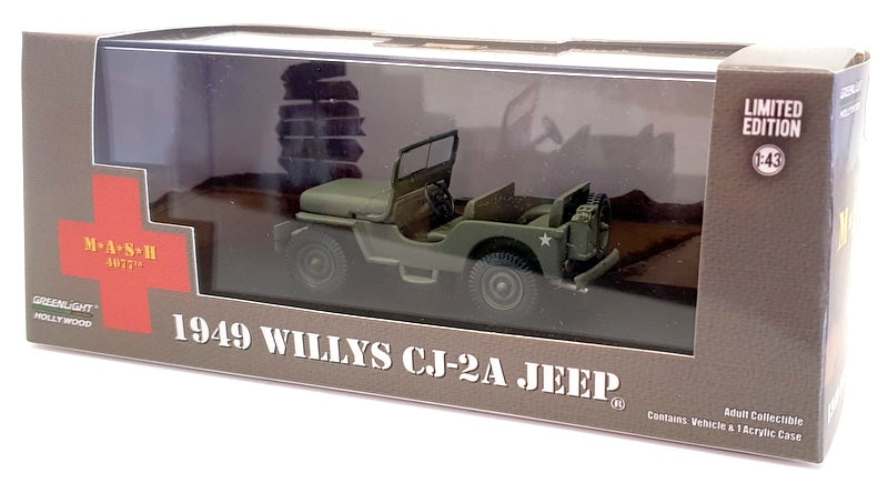 Greenlight 1/43 Scale Model Car 86592 - 1949 Willys CJ-2A Jeep