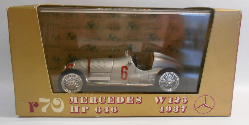 Brumm 1/43 Scale Metal Model - R70 MERCEDES W125 HP646 1937