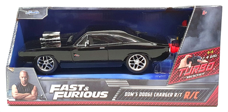 Jada 1/24 Scale 25 320 3019 - Dom's Dodge Charger R/T R/C 2.4 GHz Fast & Furious