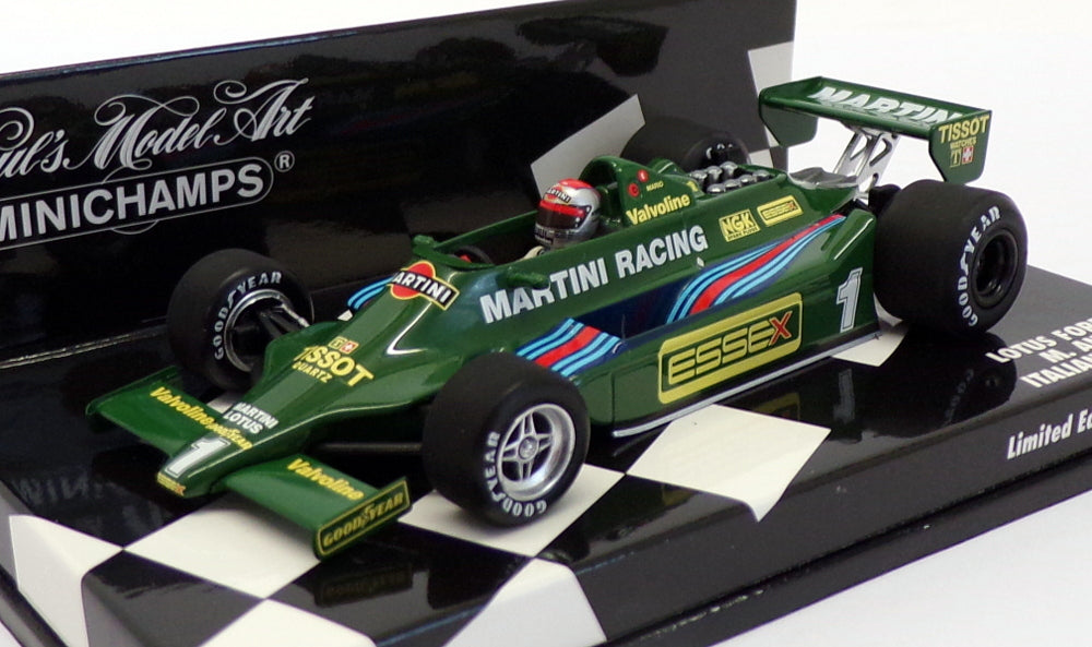 Minichamps 1/43 Scale 400 790101 F1 Lotus Ford 79 Andretti Italy GP 1979