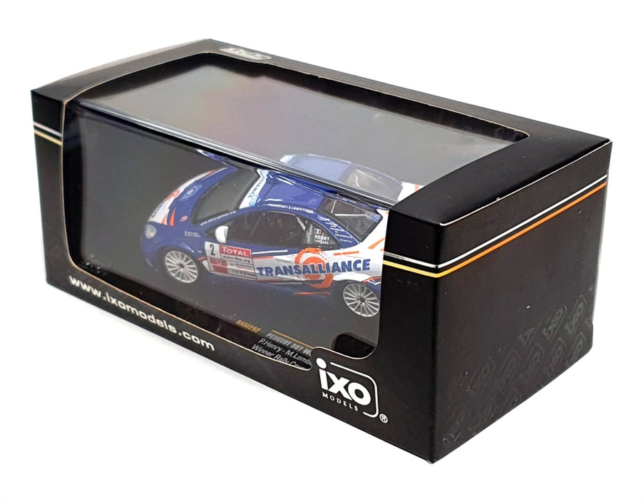 Ixo 1/43 Scale RAM292 - Peugeot 307 WRC #2 Winner Rally Cevennes 2007