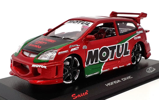 Saico 1/32 Scale 171021P - Honda Civic Type R Motul - Metallic Deep Red