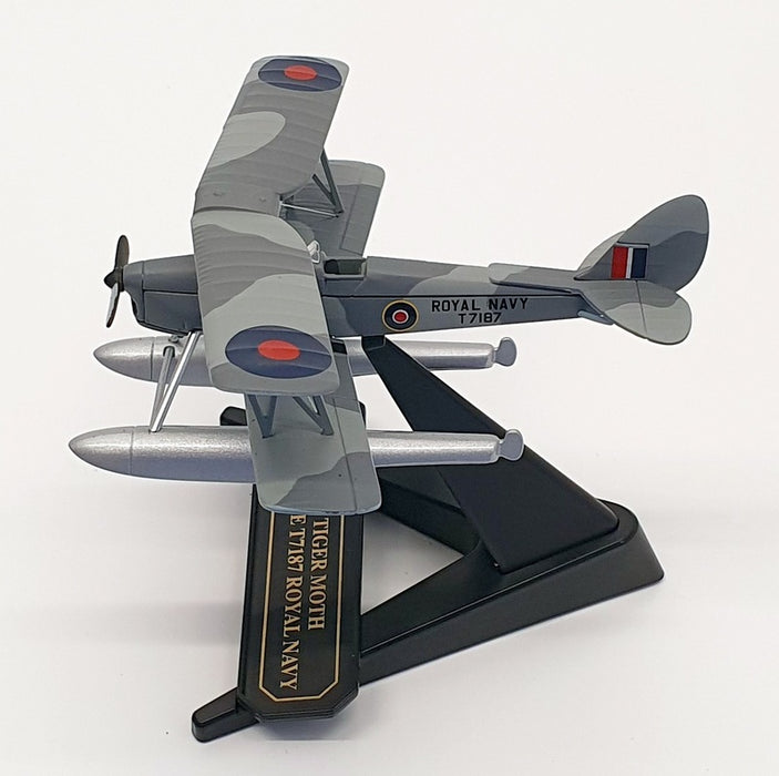 Oxford Diecast 1/72 Scale 72TM009 - D.H.82 Tiger Moth Floatplane T7187 RN