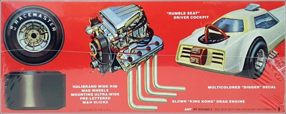 AMT 1/25 Scale Unbuilt Kit AMT1154/12 - The Funny Fueller Digger