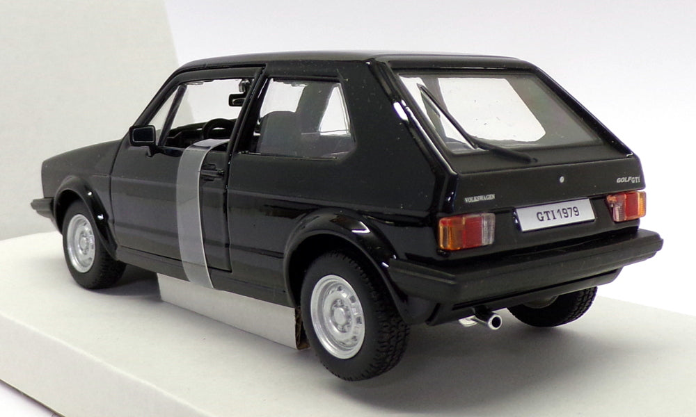 Burago 1/24 Scale 18-21089BK - 1979 Volkswagen Golf Mk1 GTI - Black