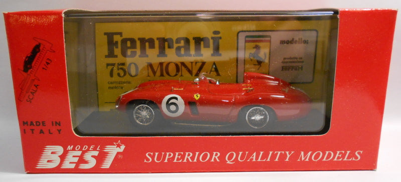 Best 1/43 Scale Metal Model - 9045 FERRARI 750 MONZA GOODWOOD 55