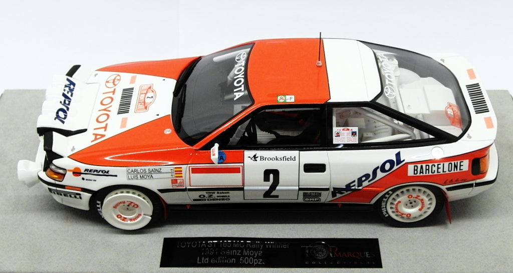 Top Marques 1/18 Scale TOP044A - Toyota ST 165 MC Rally Winner 1991