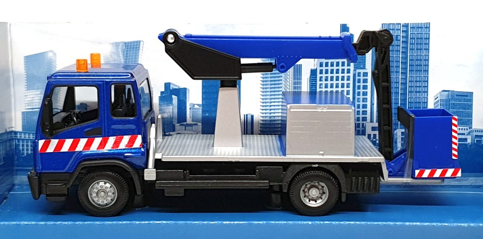 Burago Appx 16cm Long 18-32261 - Municipal Truck With Man Platform - Blue