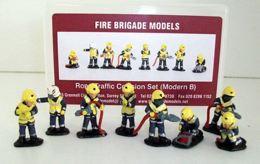 Fire Brigade models 1/72 Scale - FBM7 Road traffic collision set moden B Figures