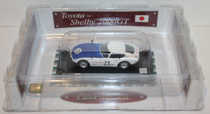 DelPrado 1/43 Scale Diecast Shelby Toyota 2000GT Racing #23 -Model & Mag Box Set