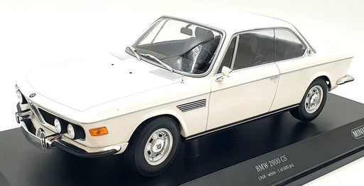 Minichamps 1/18 Scale Diecast 155 028030 - BMW 2800 CS 1968 - White
