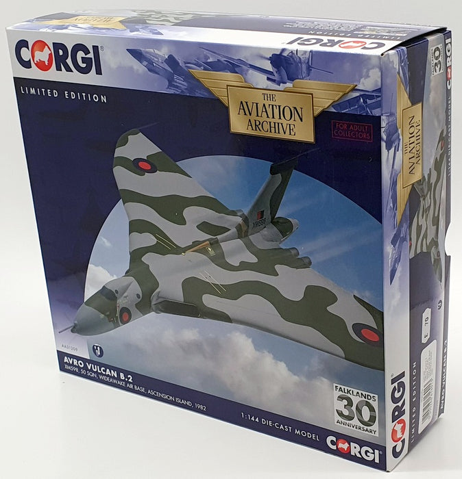 Corgi 1/144 Scale Model Plane AA31209 - Acro Vulcan B.2 XM598 50 SQN