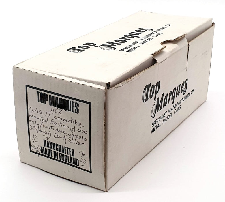 Top Marques 1/43 Scale HE8 - 1966-67 Alvis TF Convertible - Dark Silver