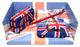 Corgi CC99184 - 3 Piece Harrods Union Jack Set - Bus Taxi & Concorde Aircraft