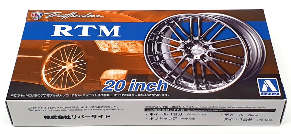 Aoshima 1/24 Scale Kit 05371 - Trafficstar RTM 20 Inch Wheel