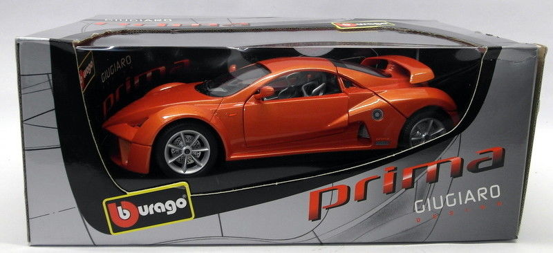 Burago 1/18 Scale Diecast - 33130 Giugiaro Design Prima Orange Model Car —  R.M.Toys Ltd