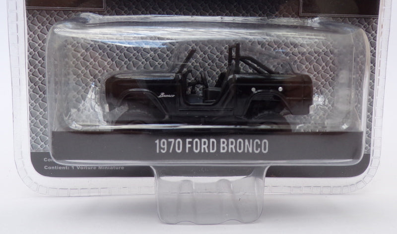 Greenlight Black Bandit 1/64 Scale 27750 - 1970 Ford Bronco - Black