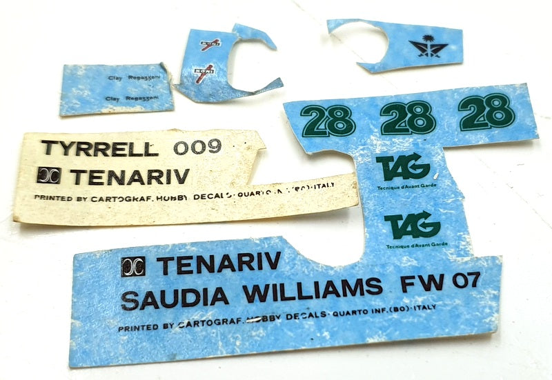 Tenariv 1/43 Scale White metal kit - NO.23 Saudia Williams FW 07 Alan Jones