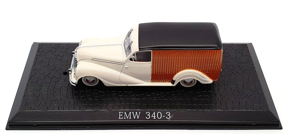 Atlas Editions 1/43 Scale 7 167 112 - EMW 340-3 Van - Ivory/Brown/Black