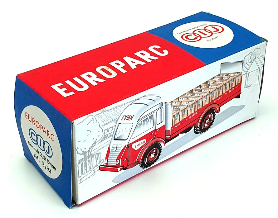 Norev 1/43 Scale 3/94 - Renault 2.5T Evian With Bottle Crate Load