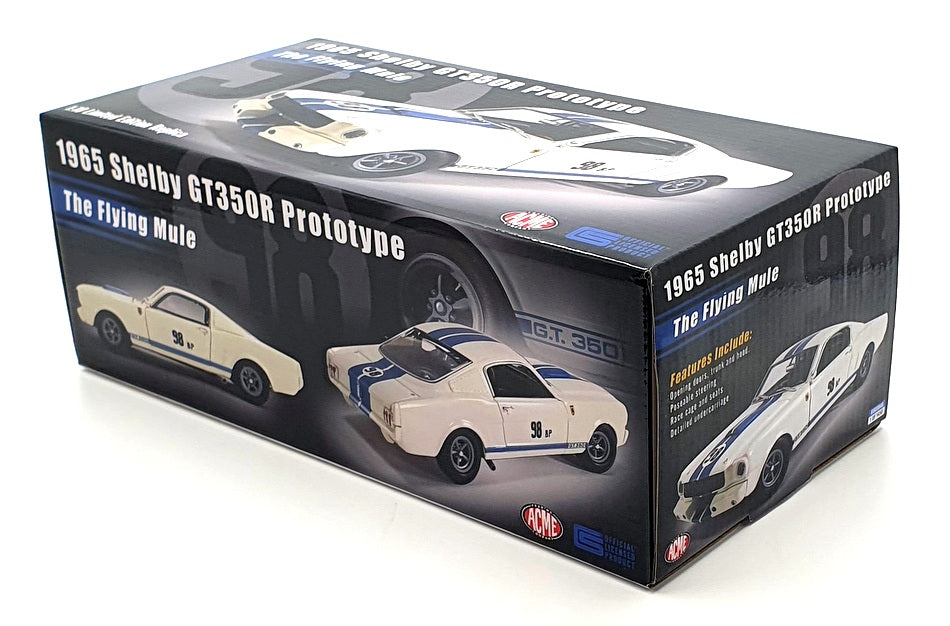 Acme 1/18 Scale A1801846 - 1965 Shelby GT350R Prototype - The Flying Mule
