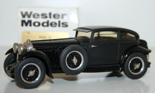 Western Models 1/43 Scale WMS32 - 1930 Bentley Barnato - Black