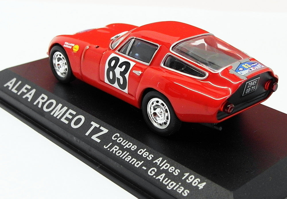 Altaya 1/43 Scale Model Car AL29319E - Alfa Romeo TZ Coupe - des Alpes 1964