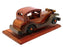Unbranded WC01 16cm Long Hand-Made Wooden Car On Plinth