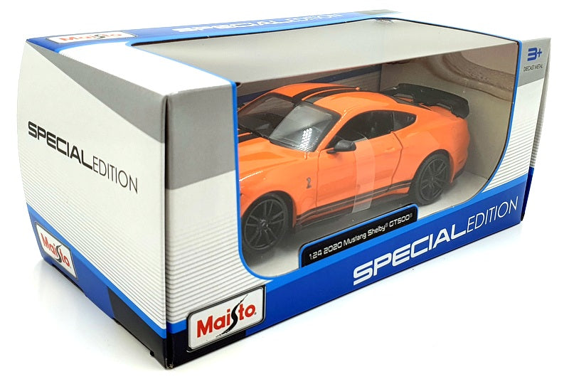 Maisto 1/24 Scale Diecast 31532 - 2020 Ford Mustang Shelby GT500 - Orange